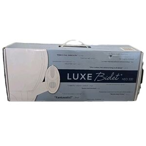 LUXE Bidet NEO 320 Hot and Cold Water Self-Cleaning Dual Nozzle Non Electric NEW